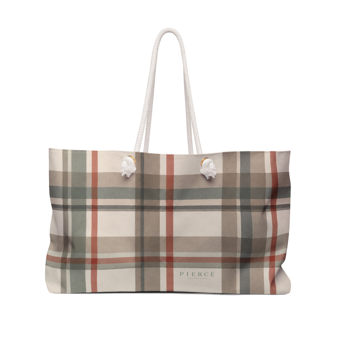 Piercé Collection Heritage Plaid Weekender Bag