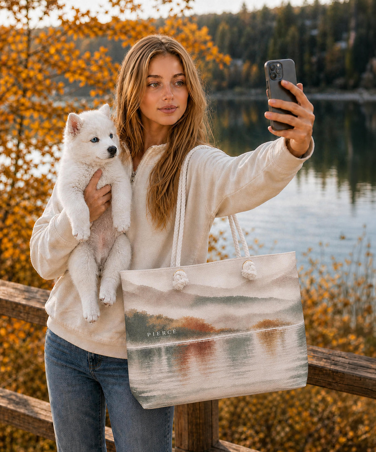 Piercé Collection Misty Lake Weekender Bag