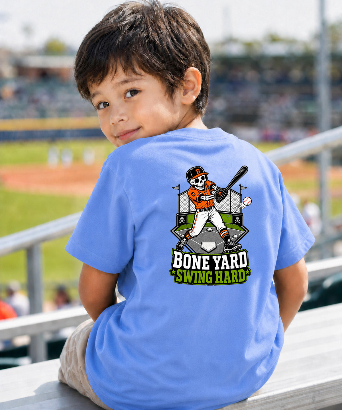 Bone Legends "Swing Hard" Toddler Graphic Tee