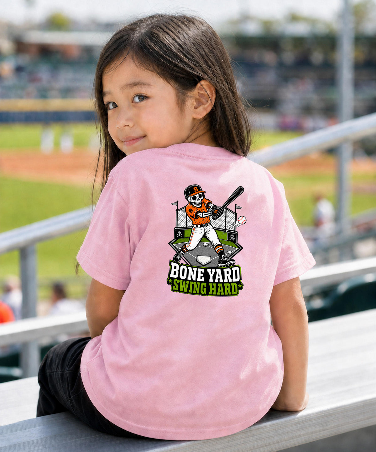 Bone Legends "Swing Hard" Toddler Graphic Tee