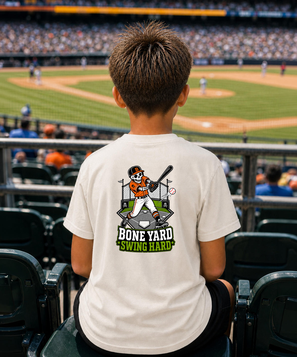 Bone Legends "Swing Hard" Youth Graphic Tee
