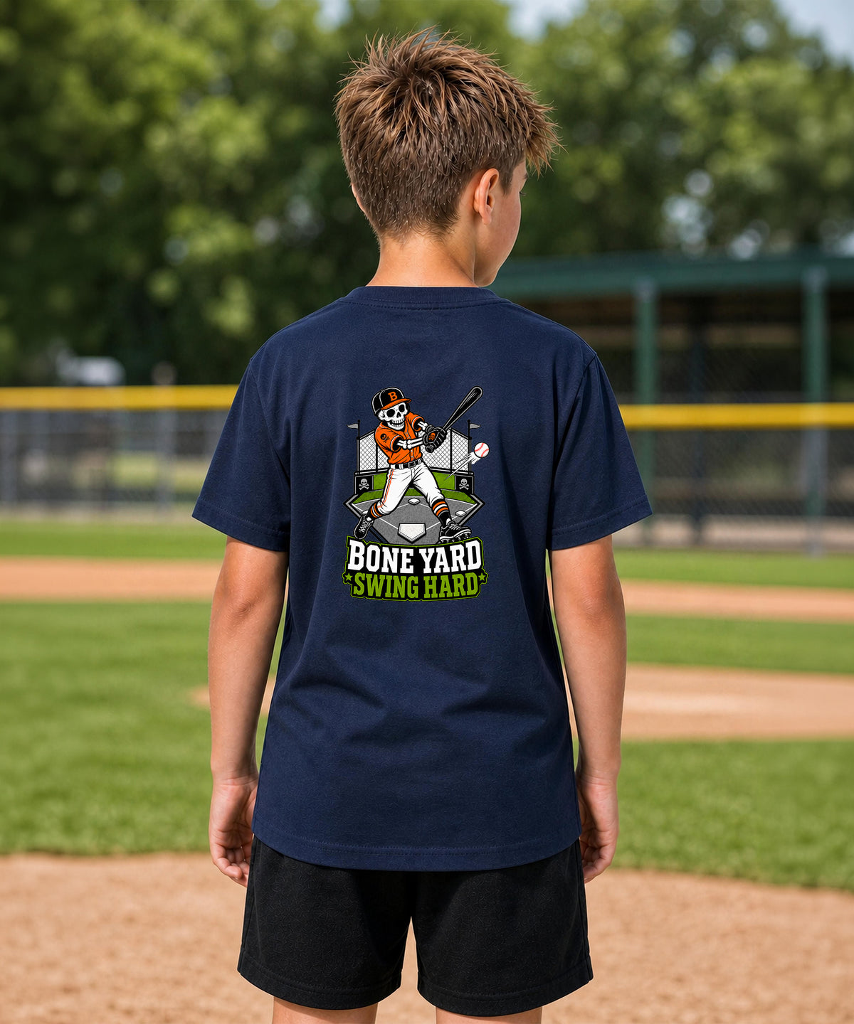 Bone Legends "Swing Hard" Youth Graphic Tee
