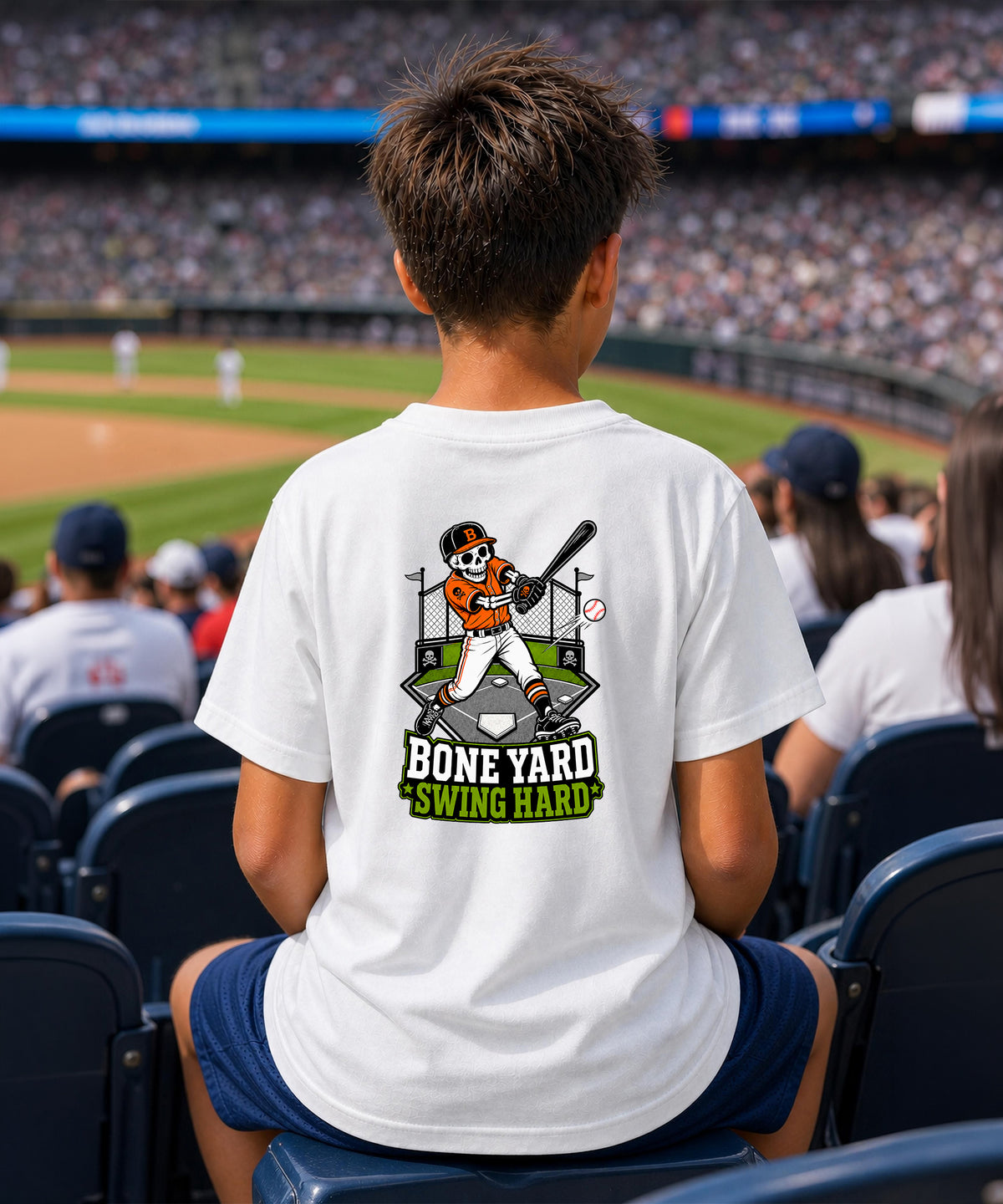 Bone Legends "Swing Hard" Youth Graphic Tee