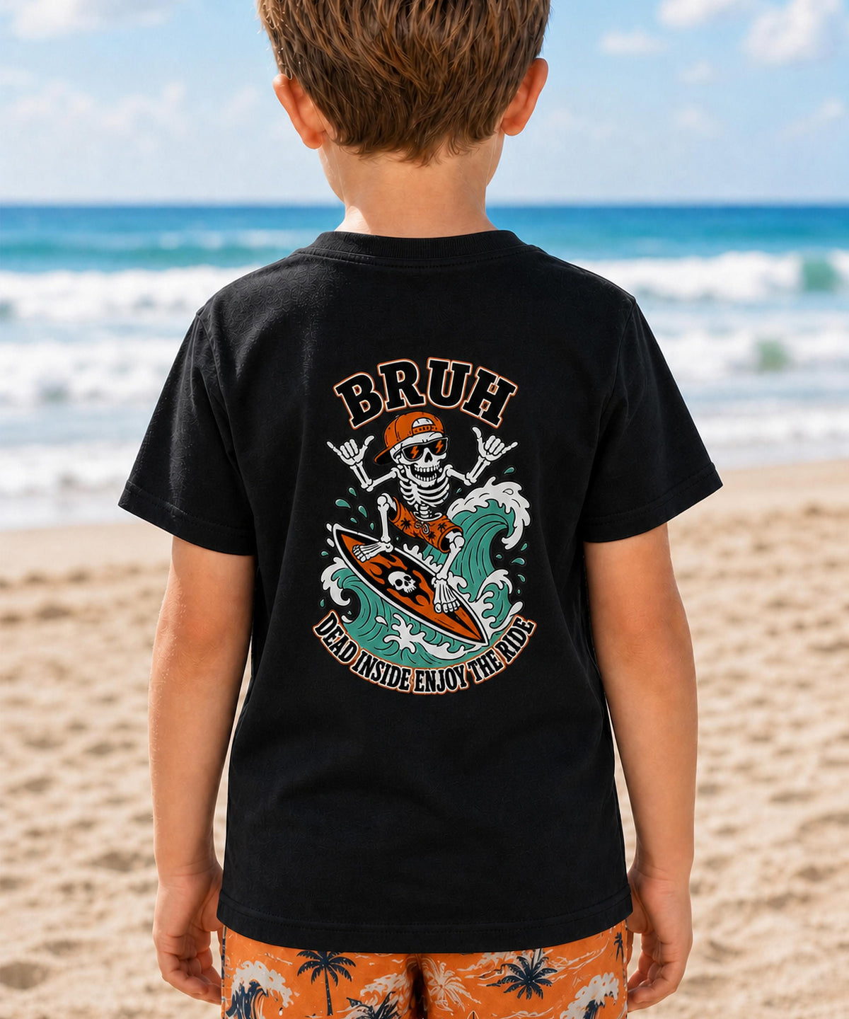 Bone Legends "Bruh" Toddler Graphic Tee