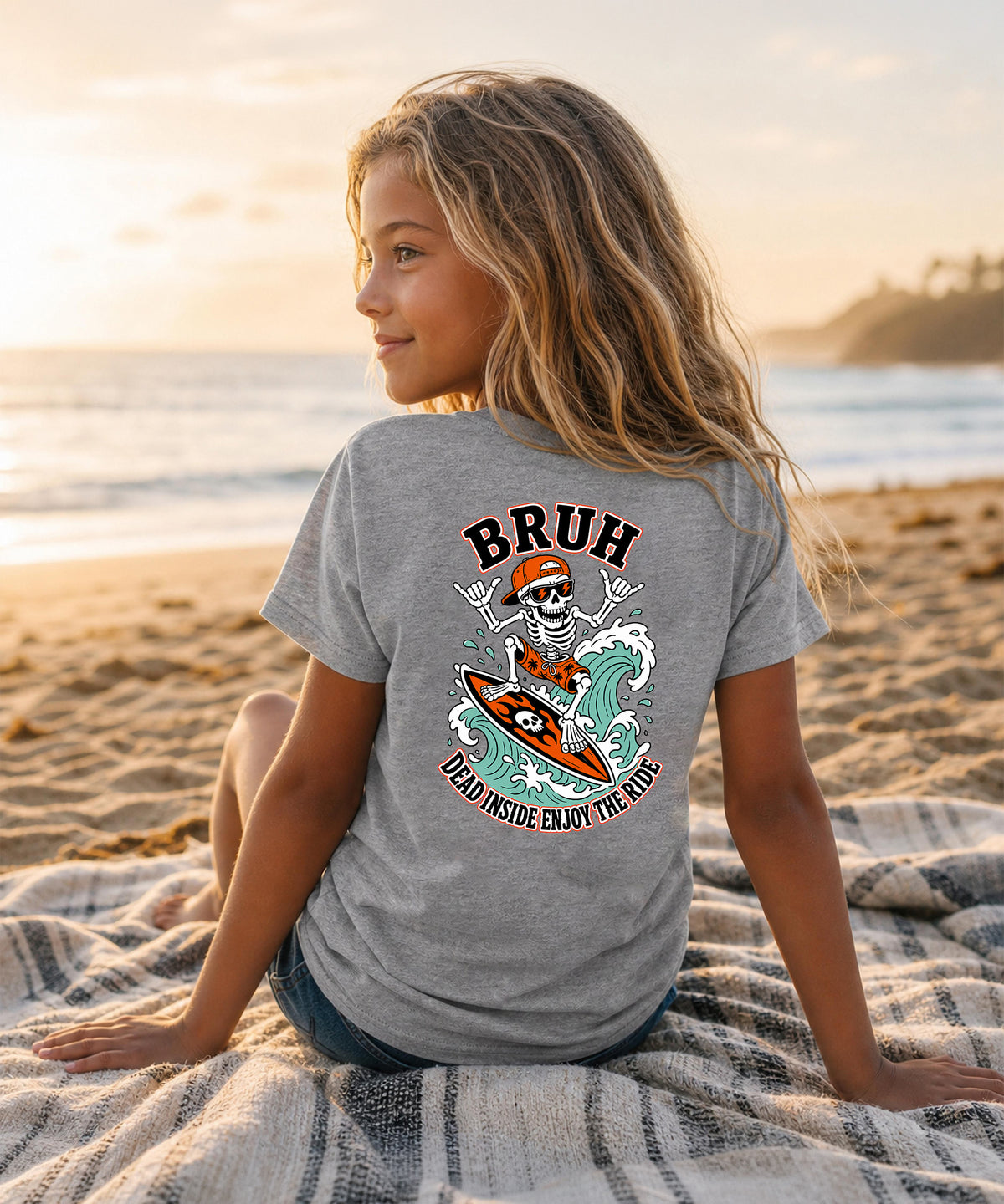 Bone Legends "Bruh" Youth Graphic Tee