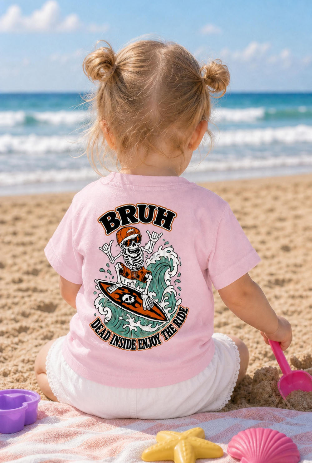 Bone Legends "Bruh" Toddler Graphic Tee