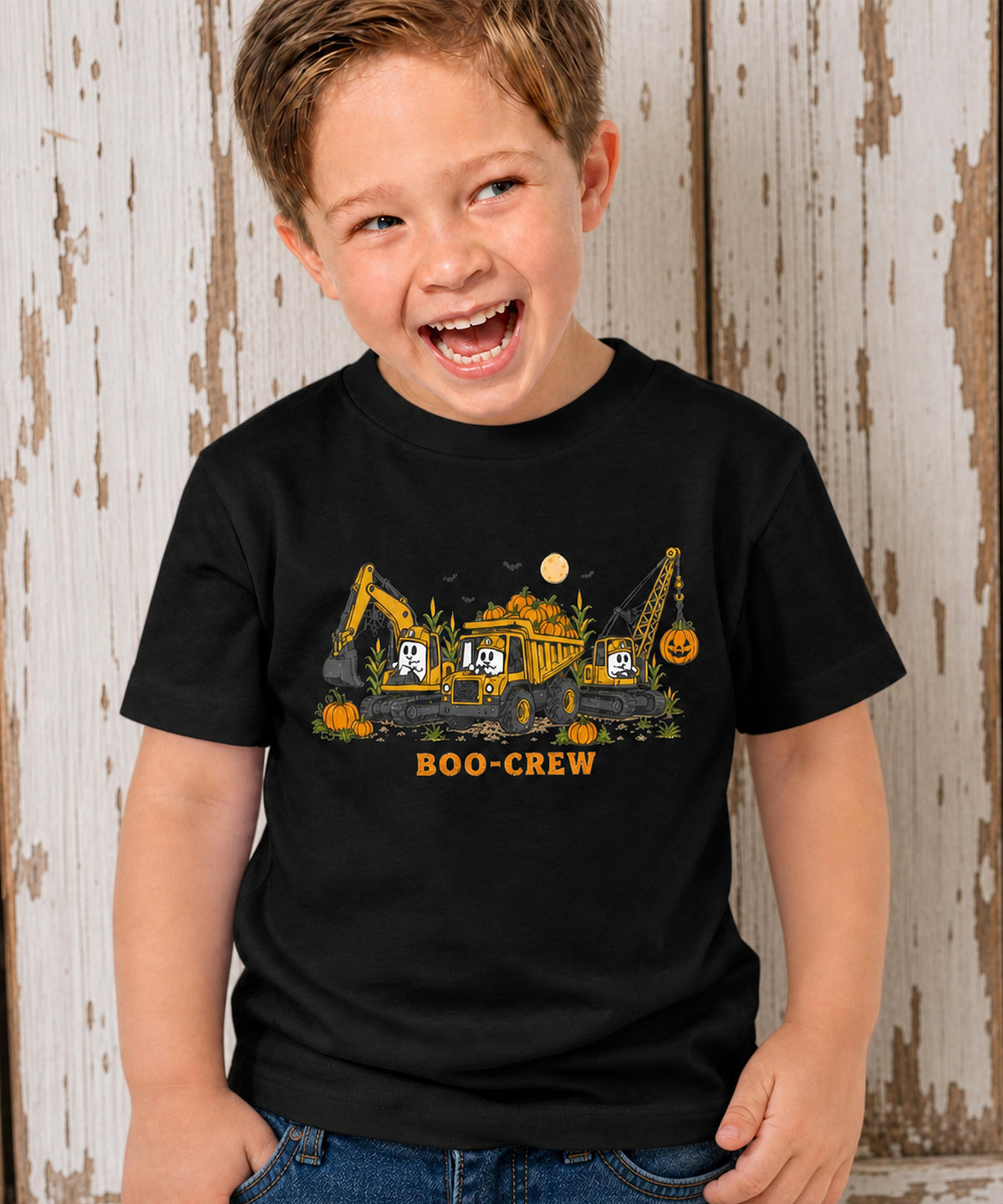 Golden Moments "Boo Crew" Crane Youth Graphic Tee