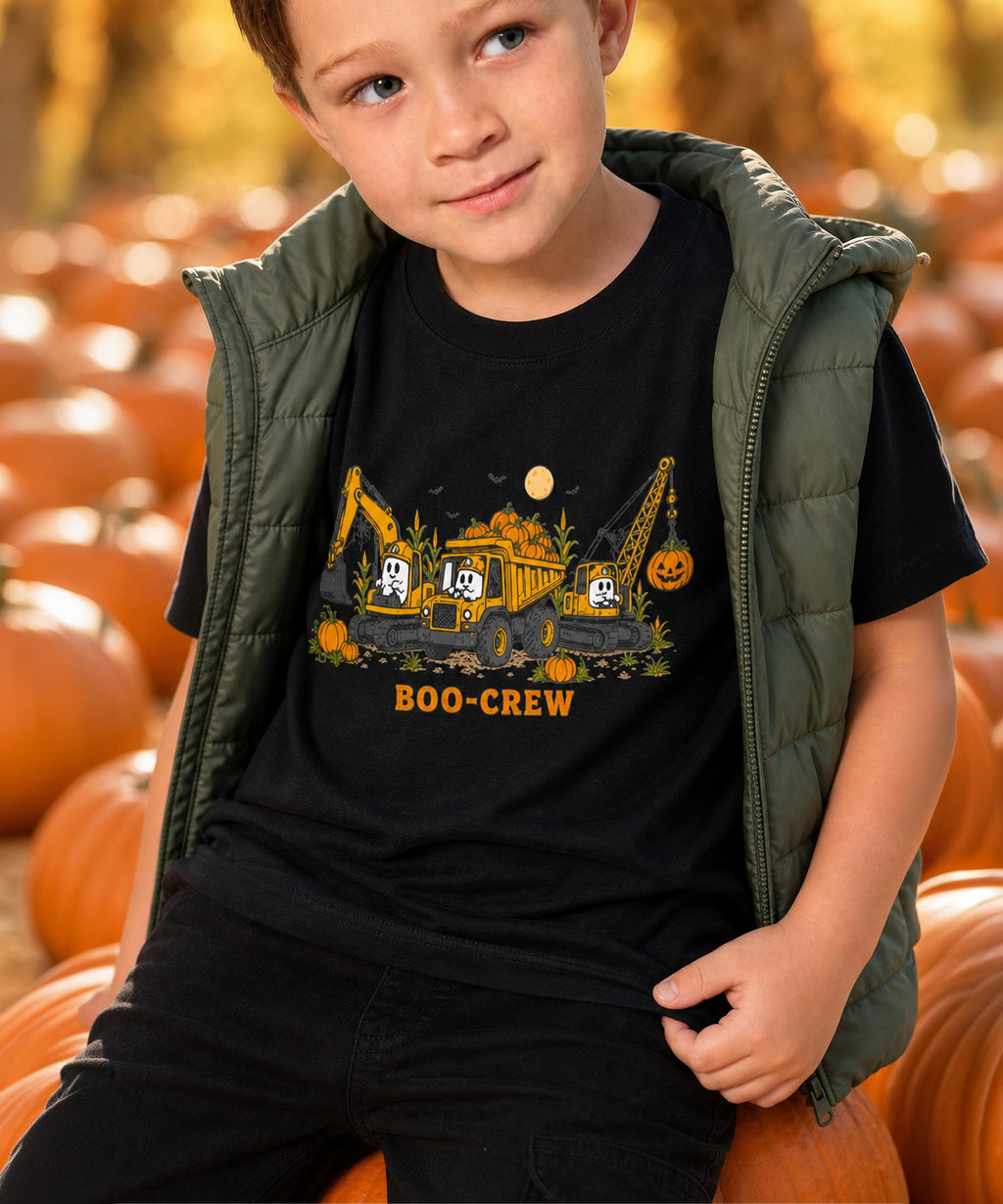 Golden Moments "Boo Crew" Crane Youth Graphic Tee