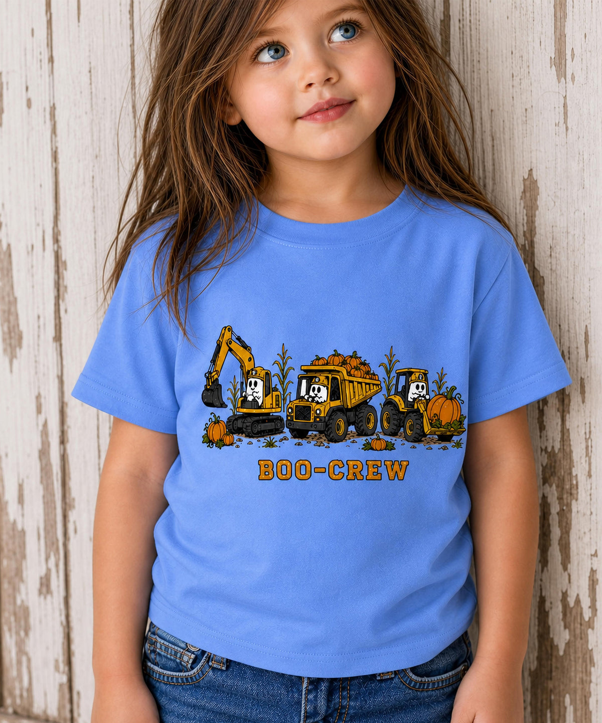 Golden Moments "Boo Crew" Tractor Bucket Youth Graphic Tee