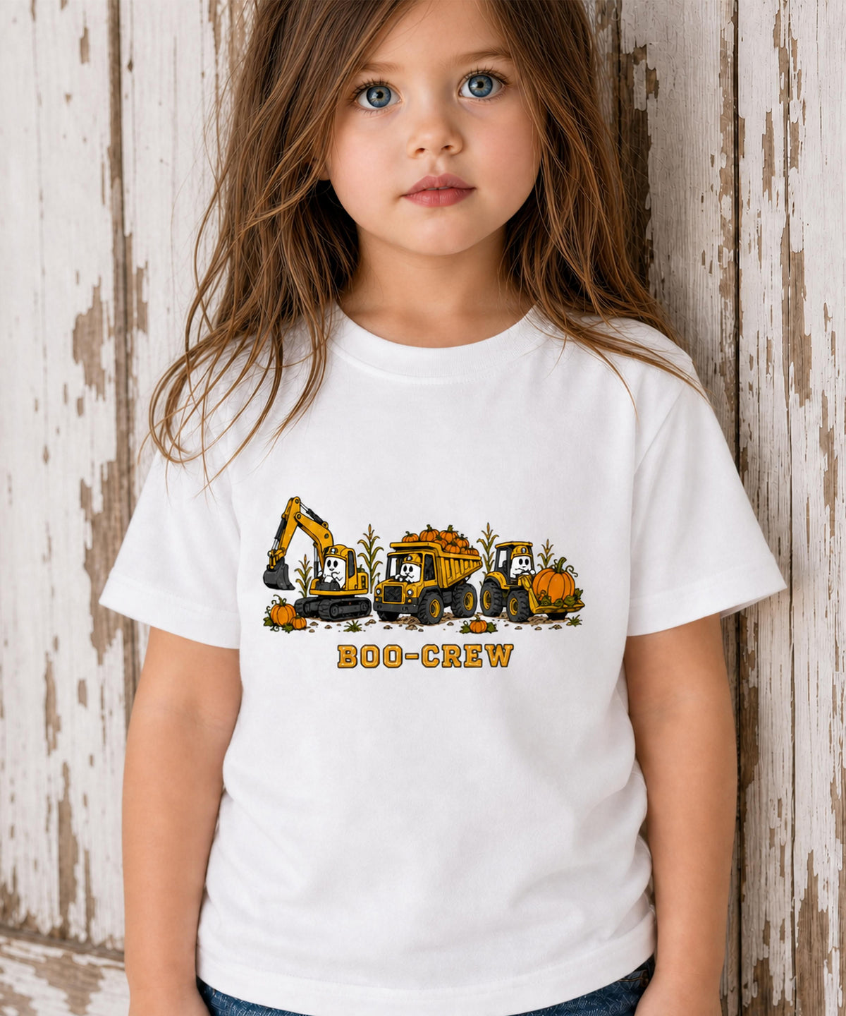 Golden Moments "Boo Crew" Tractor Bucket Youth Graphic Tee