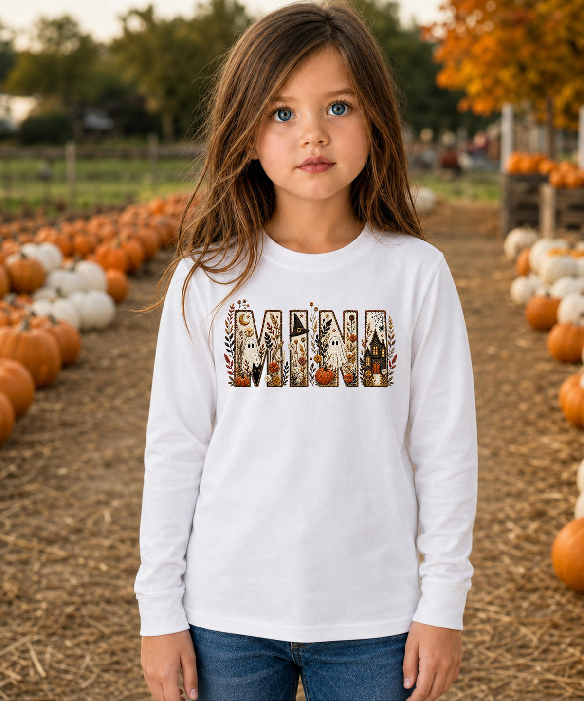 Golden Moments "Spooky Fall Mini" Youth Long Sleeve