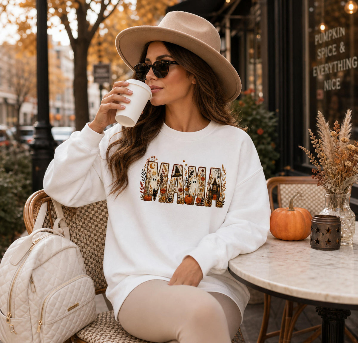 Golden Moments "Spooky Fall Mama" Women's Sweatshirt