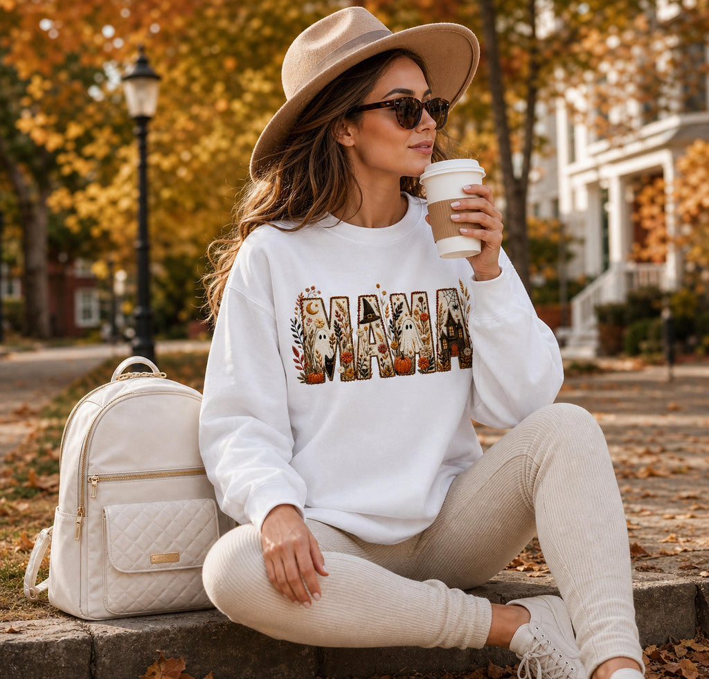 Golden Moments "Spooky Fall Mama" Women's Sweatshirt
