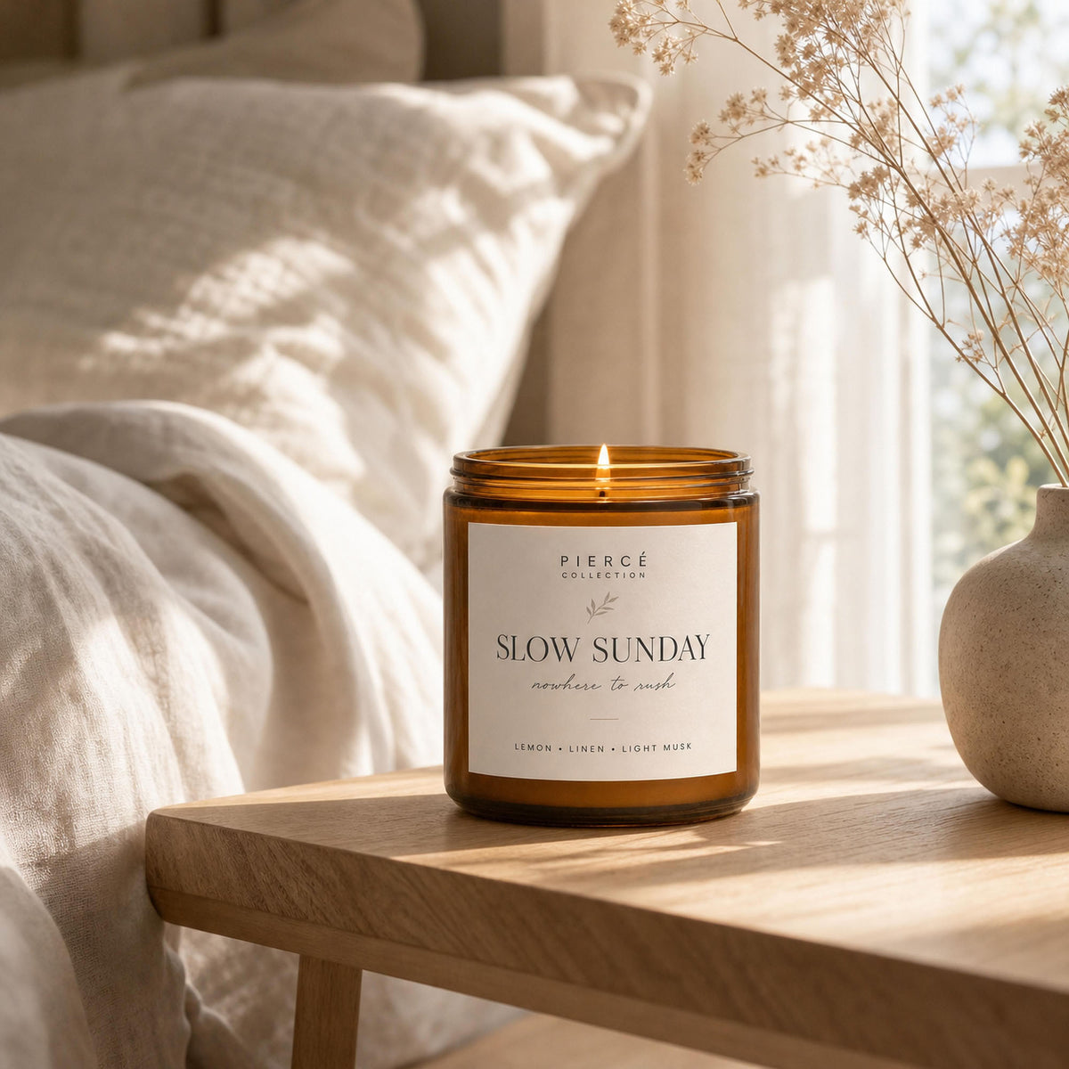Piercé Collection "Slow Sunday" Candle