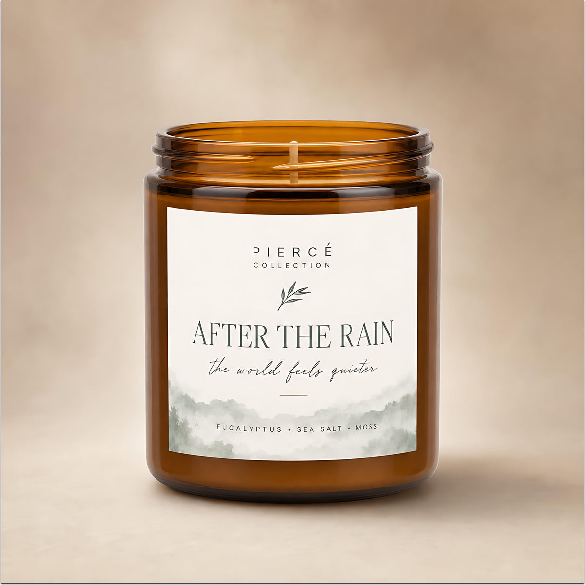 Piercé Collection "After the Rain" Candle