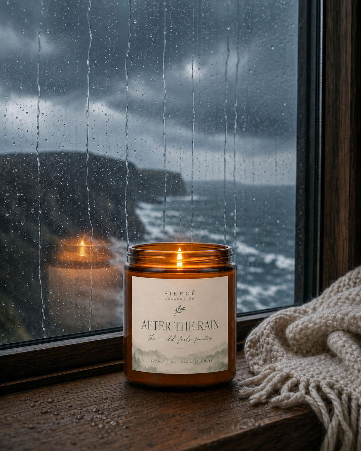 Piercé Collection "After the Rain" Candle