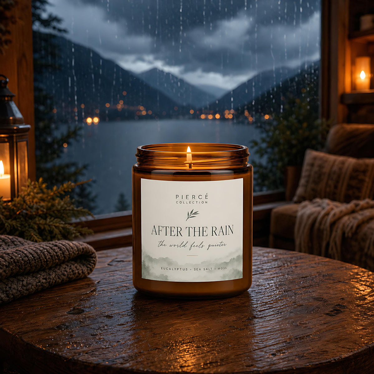 Piercé Collection "After the Rain" Candle