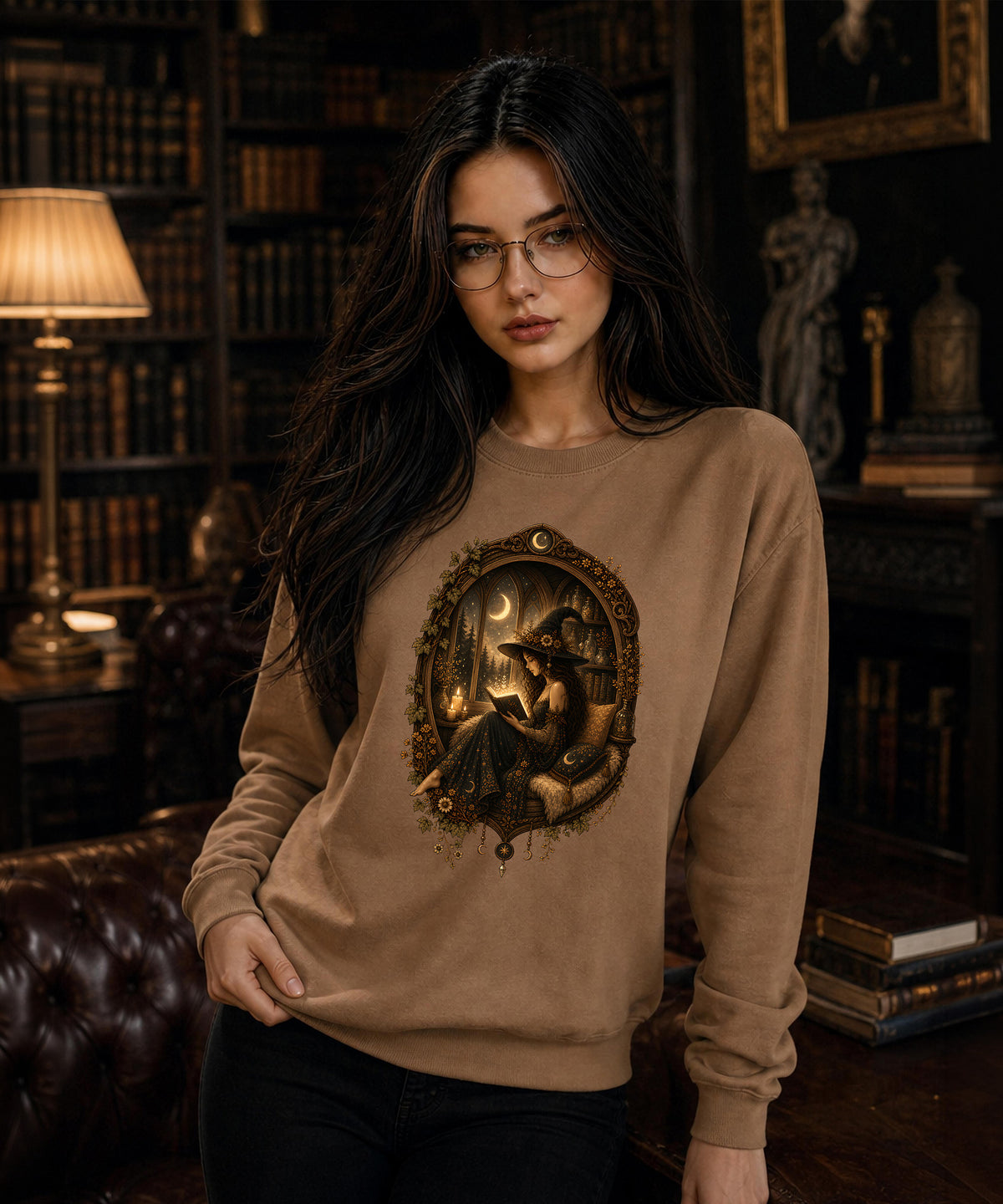 Golden Moments "Witch's Book Nook" Crewneck Sweatshirt