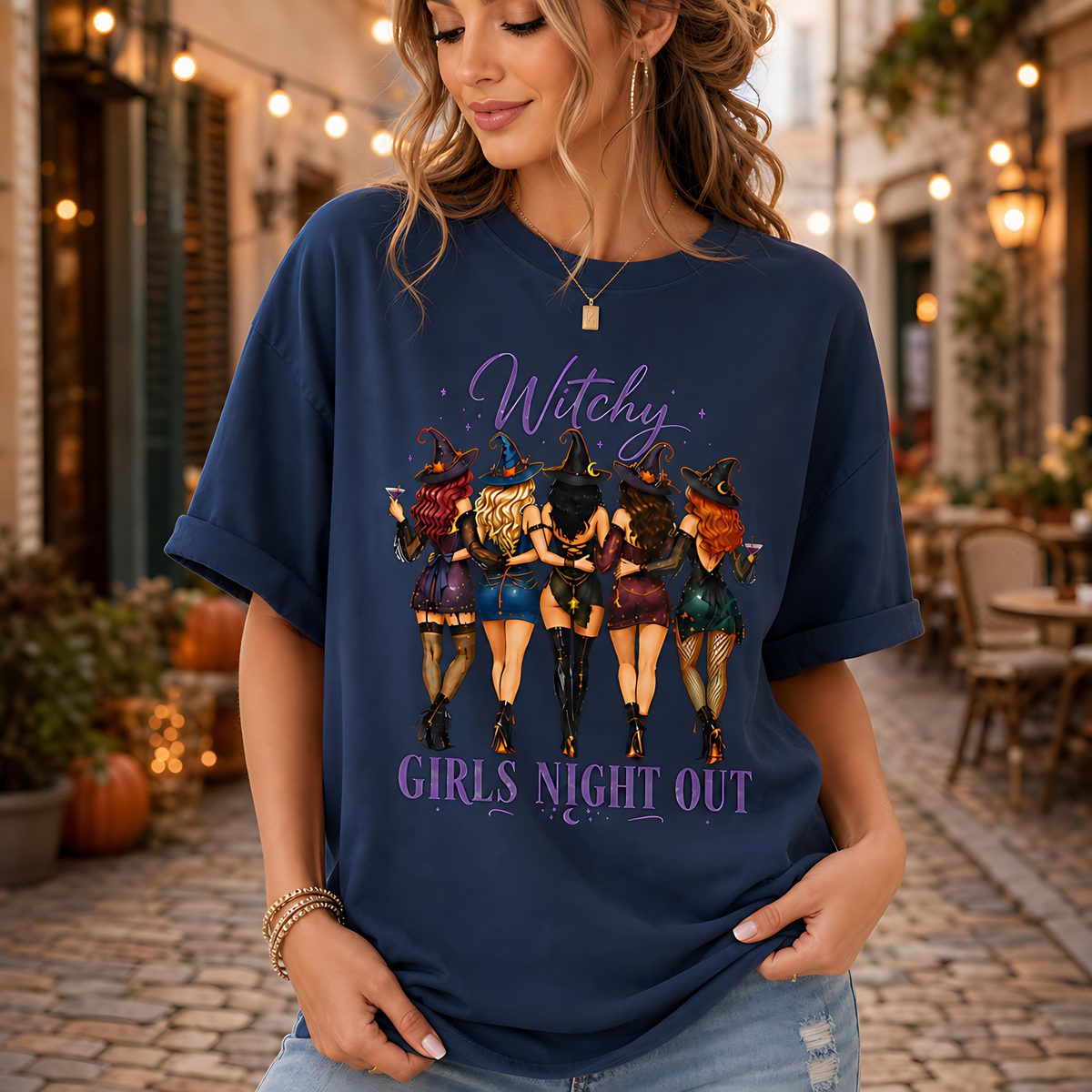 Golden Moments “Witchy Girls Night Out” Graphic Tee