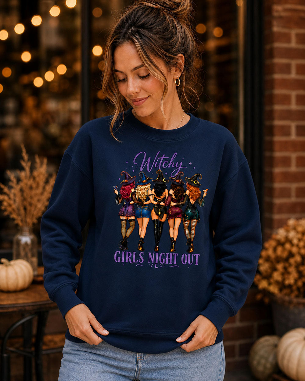 Golden Moments “Witchy Girls Night Out” Crewneck Sweatshirt